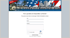 Desktop Screenshot of chasseur-immo-floride.com